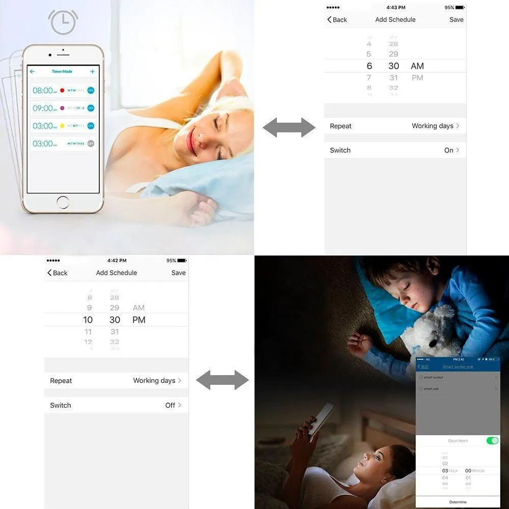 Dimmable 15W WiFi Smart Light Bulb B22 E27 LED RGB Lamp Work with Alexa/Google Home RGB White Dimmable Timer Function Magic Bulb