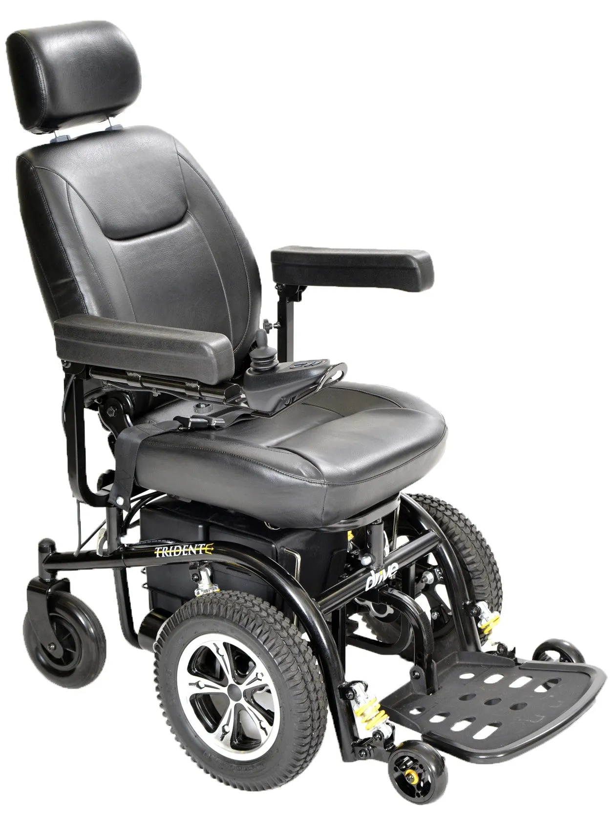 Drive Medical 2850-18 Trident Front Wheel Drive Power Wheelchair, 18" Seat