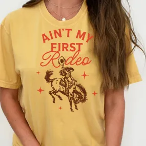 DTF Transfer Ain't My First Rodeo - Western Cowboy Bronco Riding