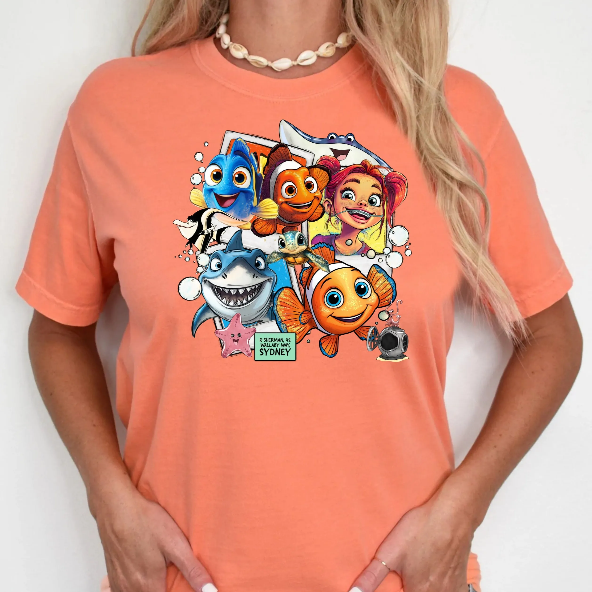 DTF Transfer Finding Clown Fish Inspired Print