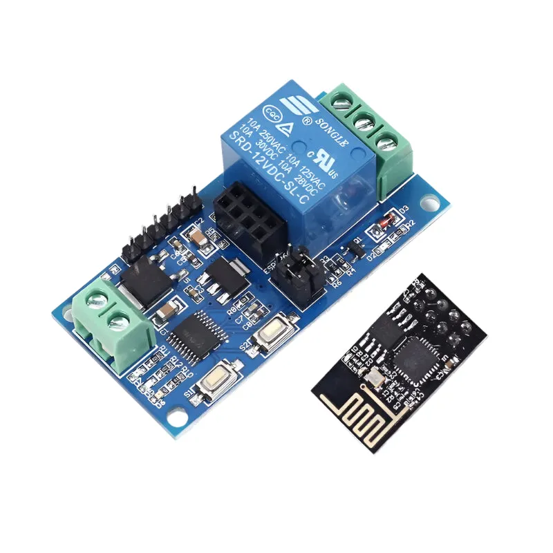 ESP8266 ESP-01 12V 1 Channel WiFi Relay Module Home Remote Control Switch