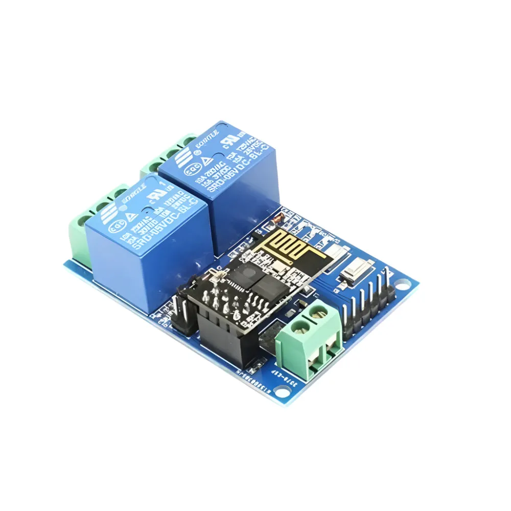 ESP8266 ESP-01 12V 2 Channels WiFi Relay Module Home Remote Control Switch