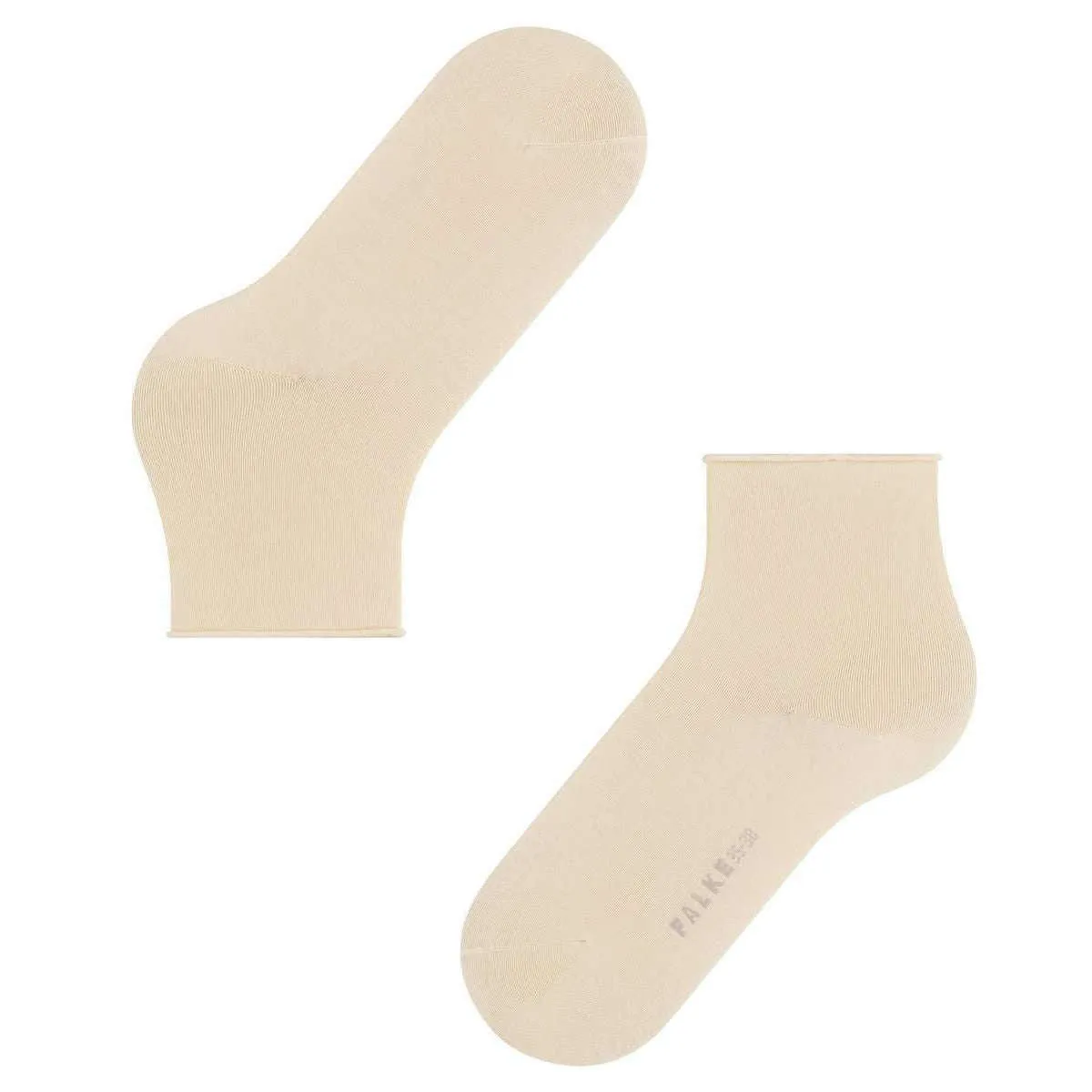 Falke Cotton Touch Short Socks - Cream