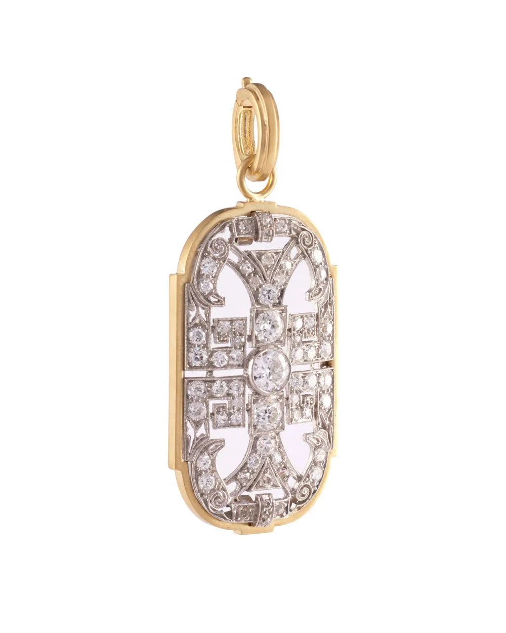 Fame and Fortune Art Deco Pin