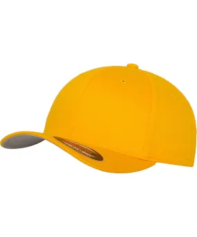 Flexfit fitted baseball cap (6277) | Gold