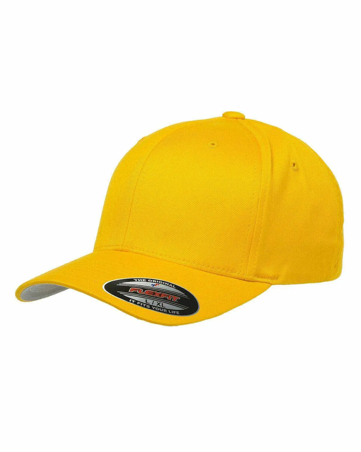 Flexfit Hat 6-Panel Original Fitted Baseball Cap Hat Model 6277, S/M, L/XL, XXL