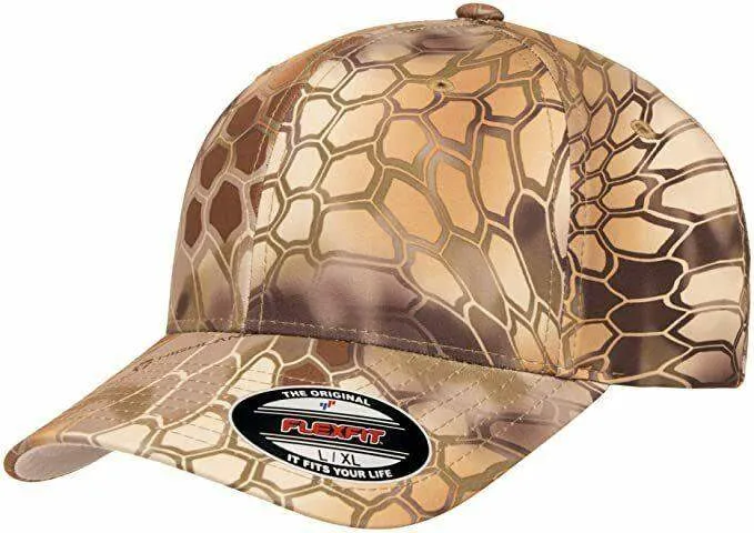 Flexfit Hat 6-Panel Original Fitted Baseball Cap Hat Model 6277, S/M, L/XL, XXL