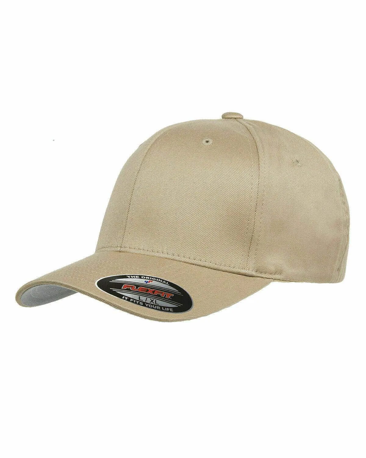 Flexfit Hat 6-Panel Original Fitted Baseball Cap Hat Model 6277, S/M, L/XL, XXL