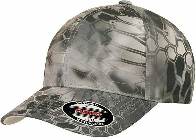 Flexfit Hat 6-Panel Original Fitted Baseball Cap Hat Model 6277, S/M, L/XL, XXL