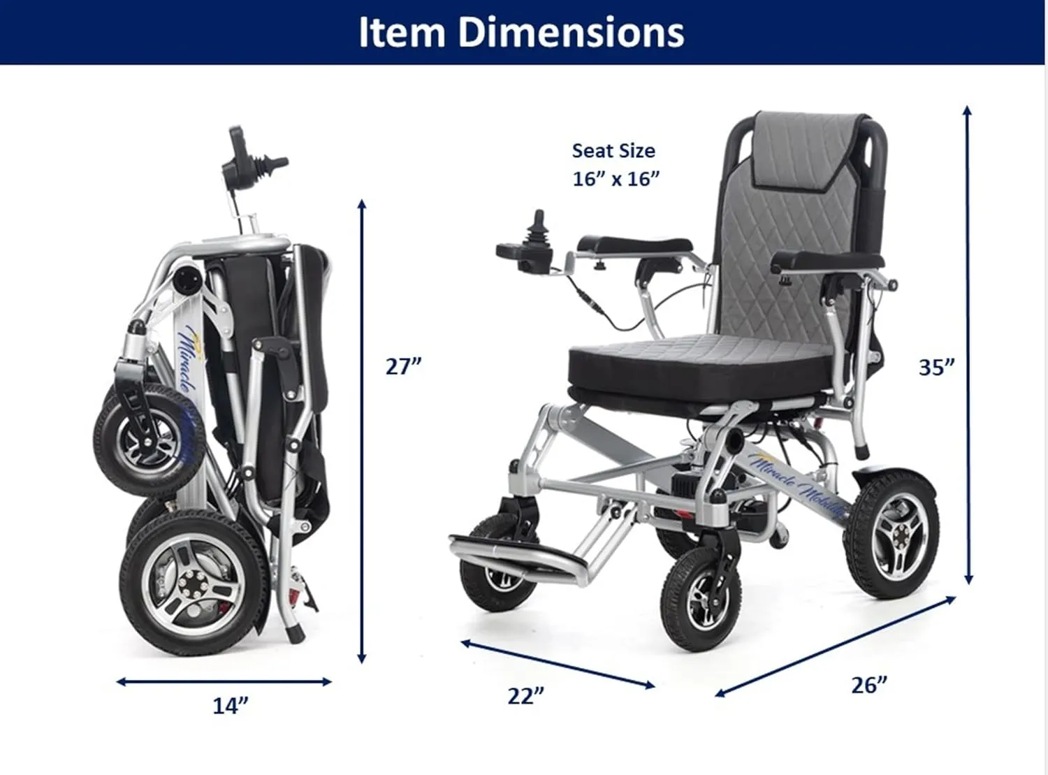Foldable Electric Wheelchair I Heavy Duty Wheelchair I Meubon