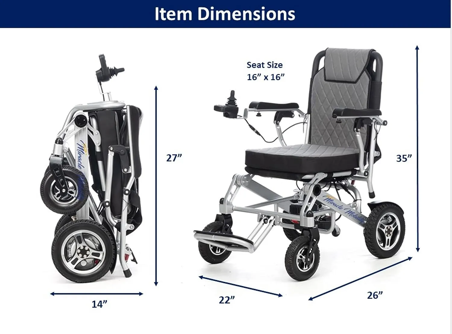 Foldable Electric Wheelchair I Heavy Duty Wheelchair I Meubon