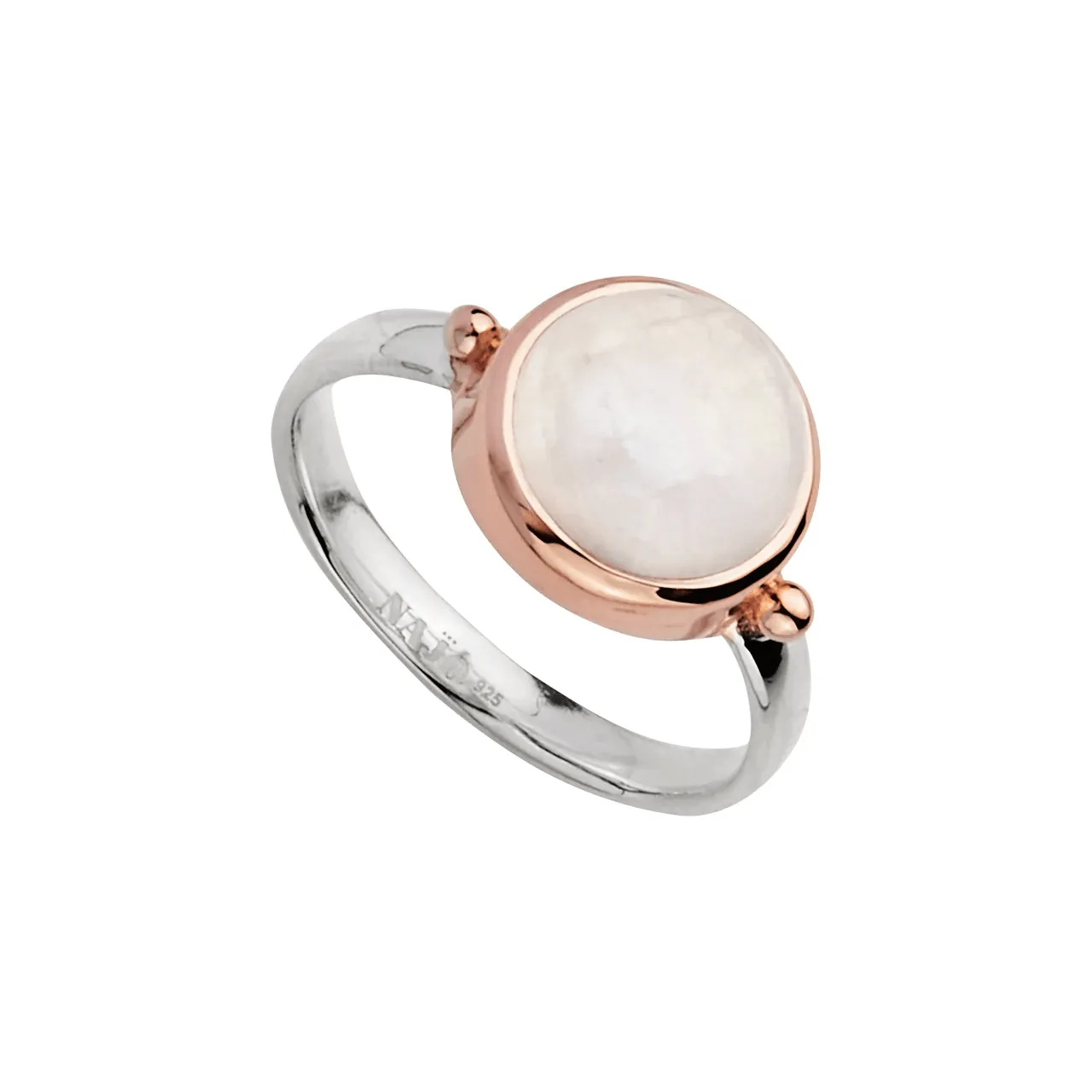 Garland Two-Tone Moonstone Ring