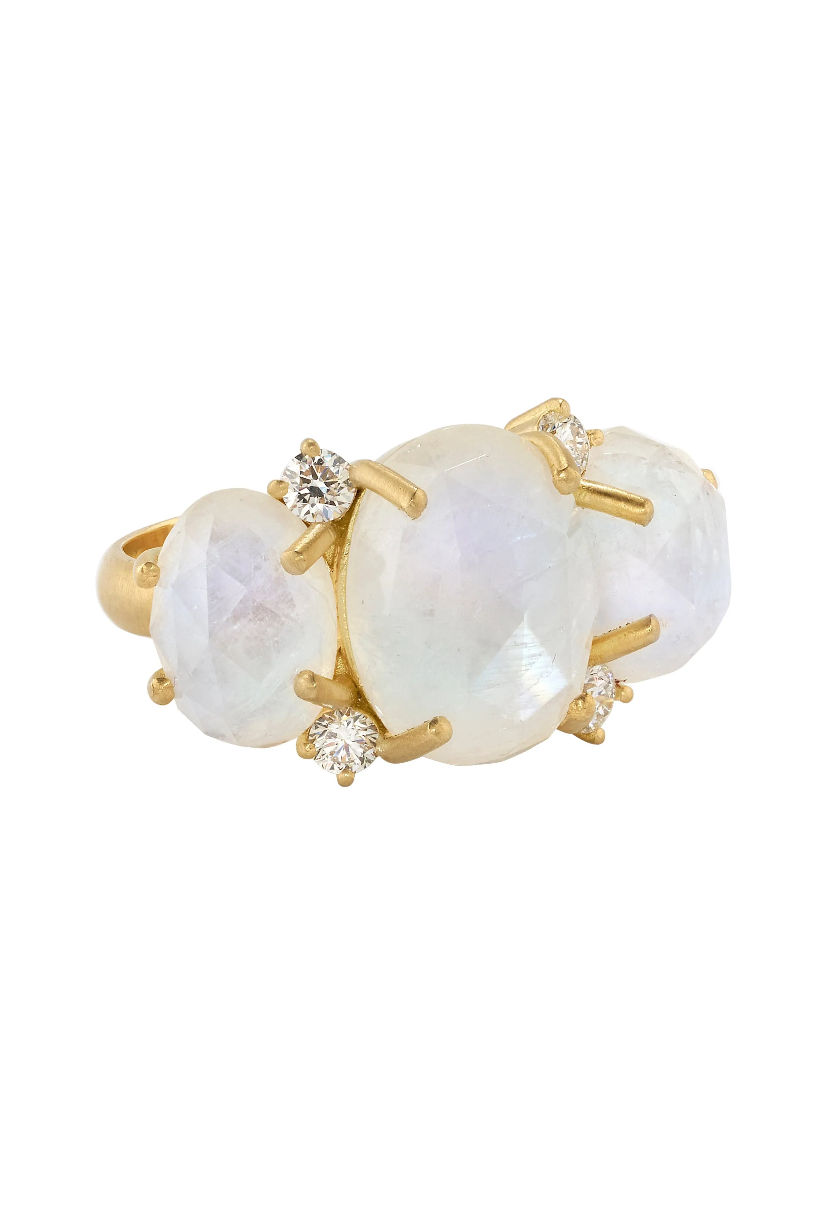 Gemmy Gem Rainbow Moonstone Ring