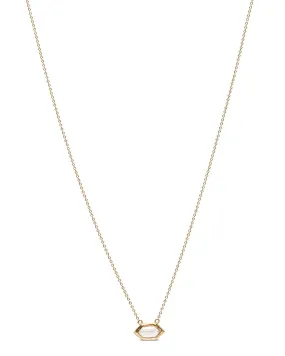 Geometric Diamond Pendant Necklace