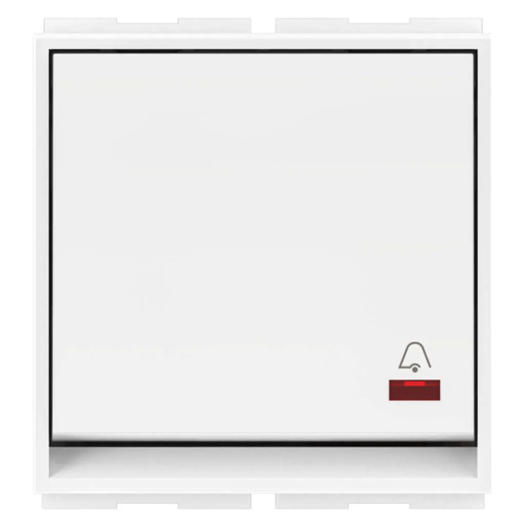 GM Aer9 6AX Bell Push Switch With LED Indicator 2 Module AA 2 440