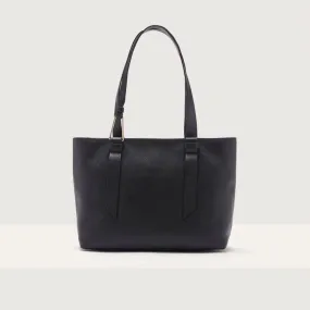 Grained Leather Tote Bag Malory Medium