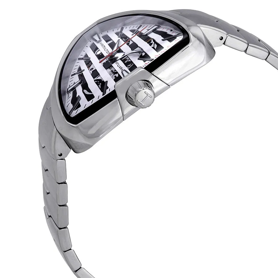 Hamilton Ventura Elvis80 Automatic Skeleton Shield Shaped Men's Watch H24555181