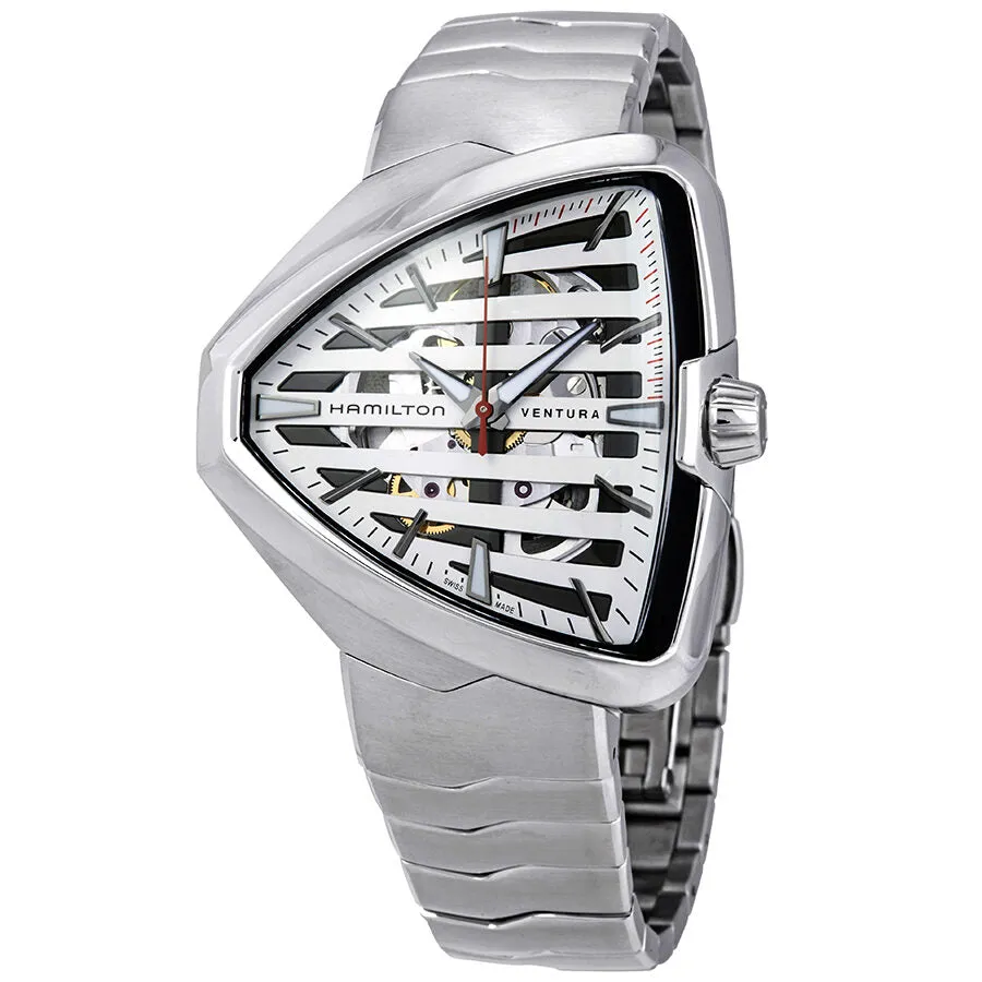 Hamilton Ventura Elvis80 Automatic Skeleton Shield Shaped Men's Watch H24555181