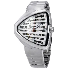 Hamilton Ventura Elvis80 Automatic Skeleton Shield Shaped Men's Watch H24555181