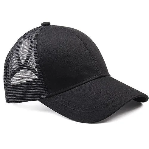 High Ponytail Trucker Baseball Cap