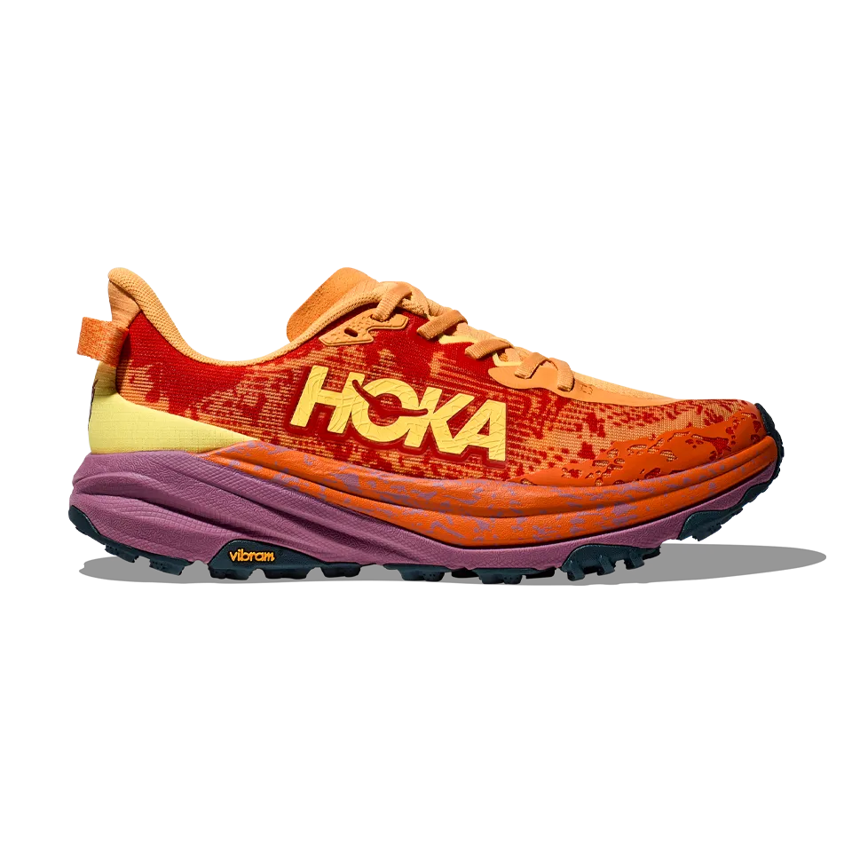 HOKA Men's Speedgoat 6 Wide Sherbet/Beet Root