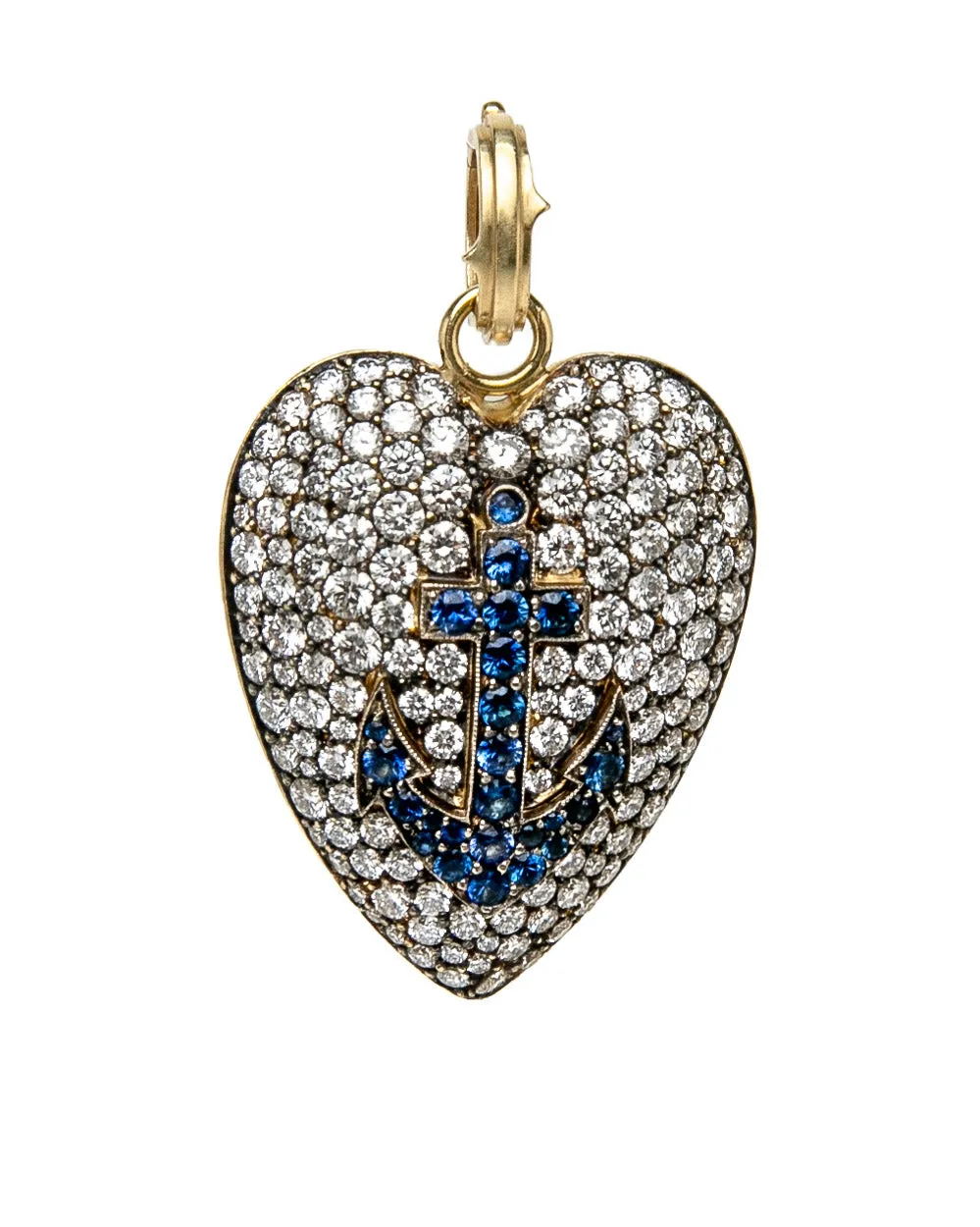 Hope Faith and Love Diamond Pendant