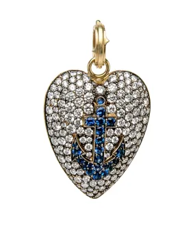 Hope Faith and Love Diamond Pendant