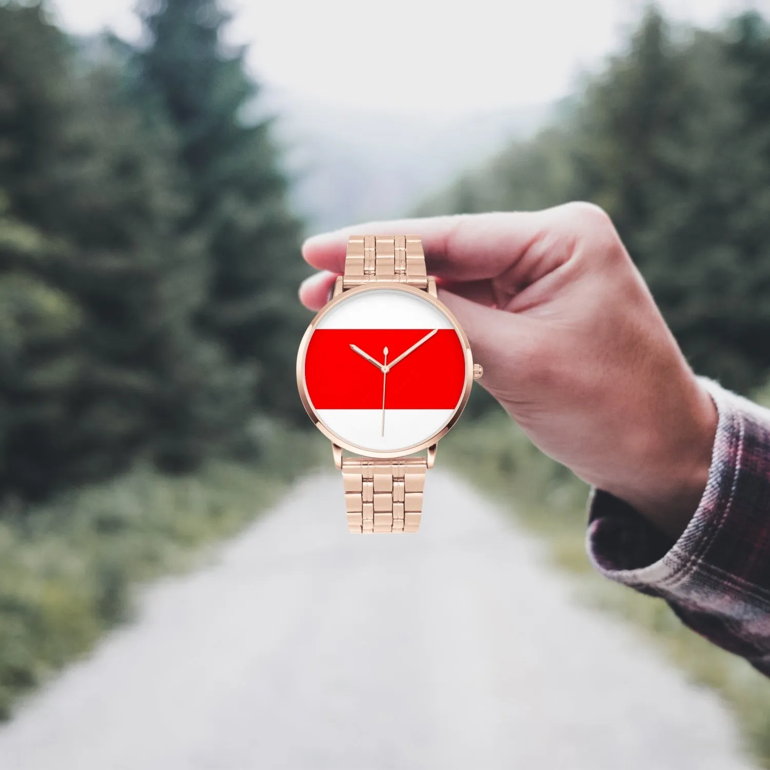 Instafamous Steel Strap Quartz watch