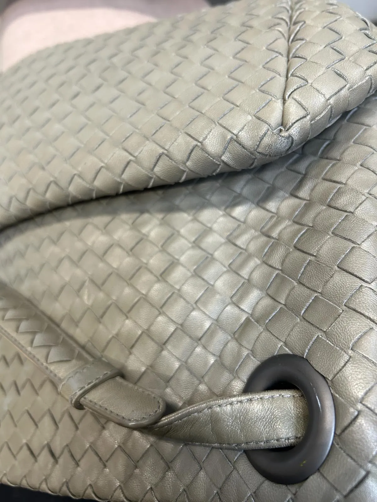 Intrecciato Leather Tote