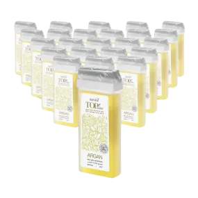 ITALWAX - Argan Top Line Wax Cartridge, 24 x 100ml