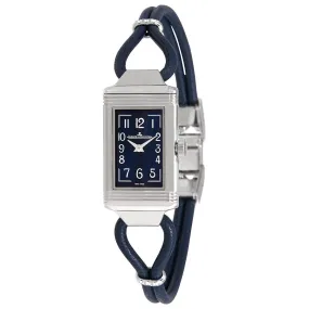 Jaeger LeCoultre Reverso One Cordonnet Blue Dial Ladies Watch Q326858J