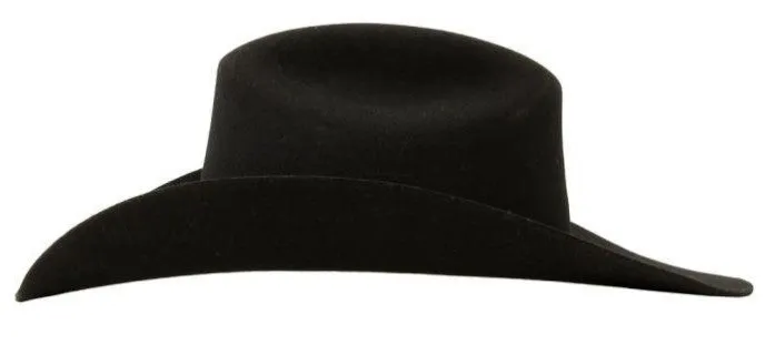 Justin 3X Rodeo Black 4” Brim Wool Hat (SHOP IN-STORES TOO)