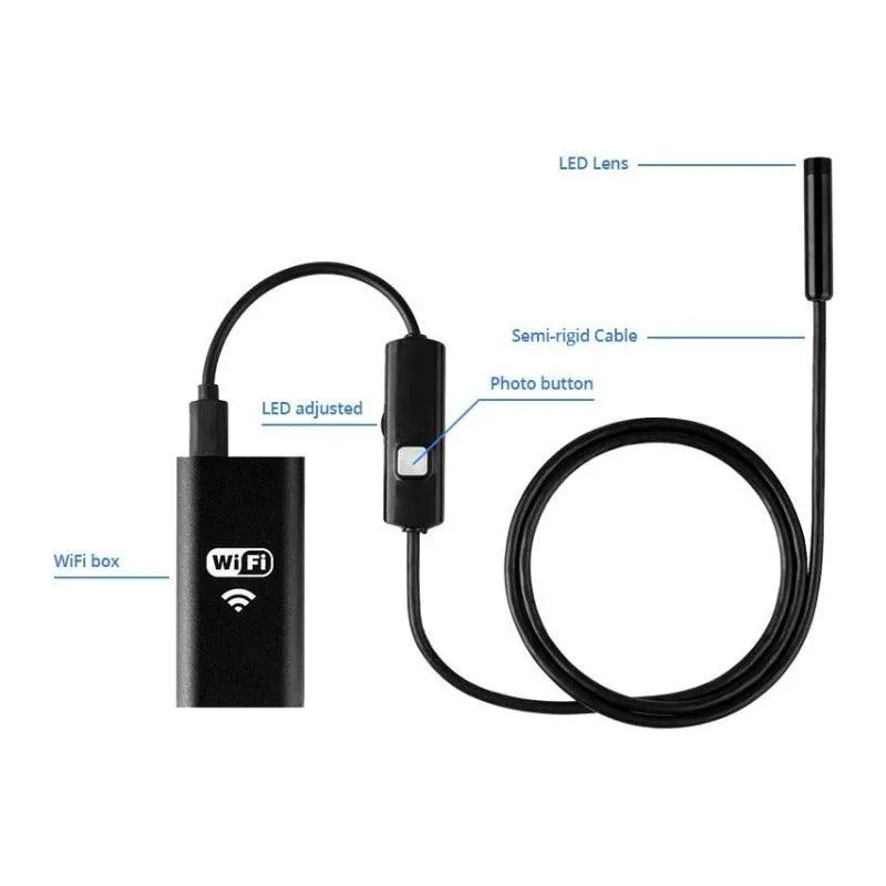 KERUI- 1200P WIFI Endoscope IP67 HD Wireless Snake Camera/ 1-10M optional