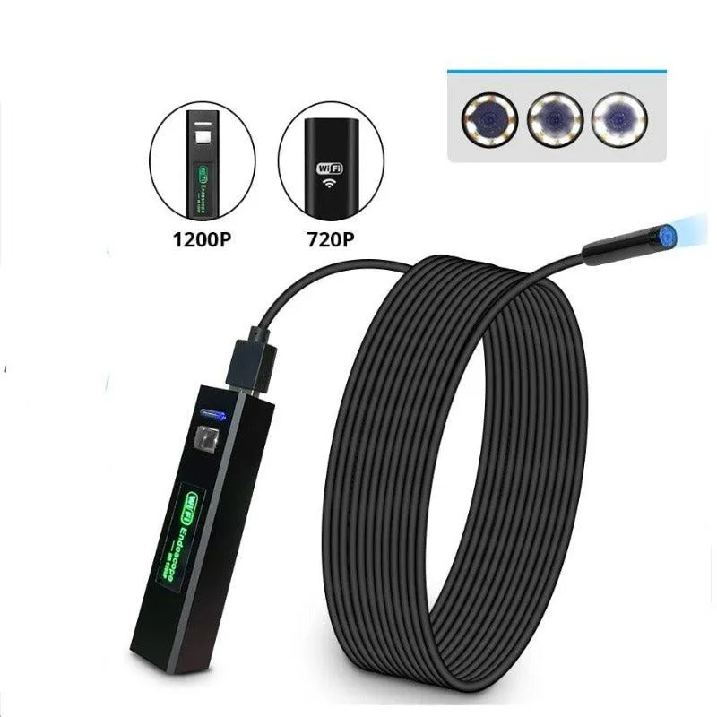 KERUI- 1200P WIFI Endoscope IP67 HD Wireless Snake Camera/ 1-10M optional