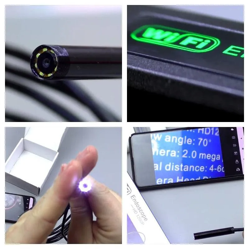 KERUI- 1200P WIFI Endoscope IP67 HD Wireless Snake Camera/ 1-10M optional