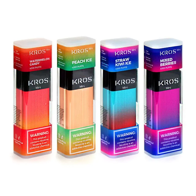 Kros Mini Desechable 4000 Puffs wholesale