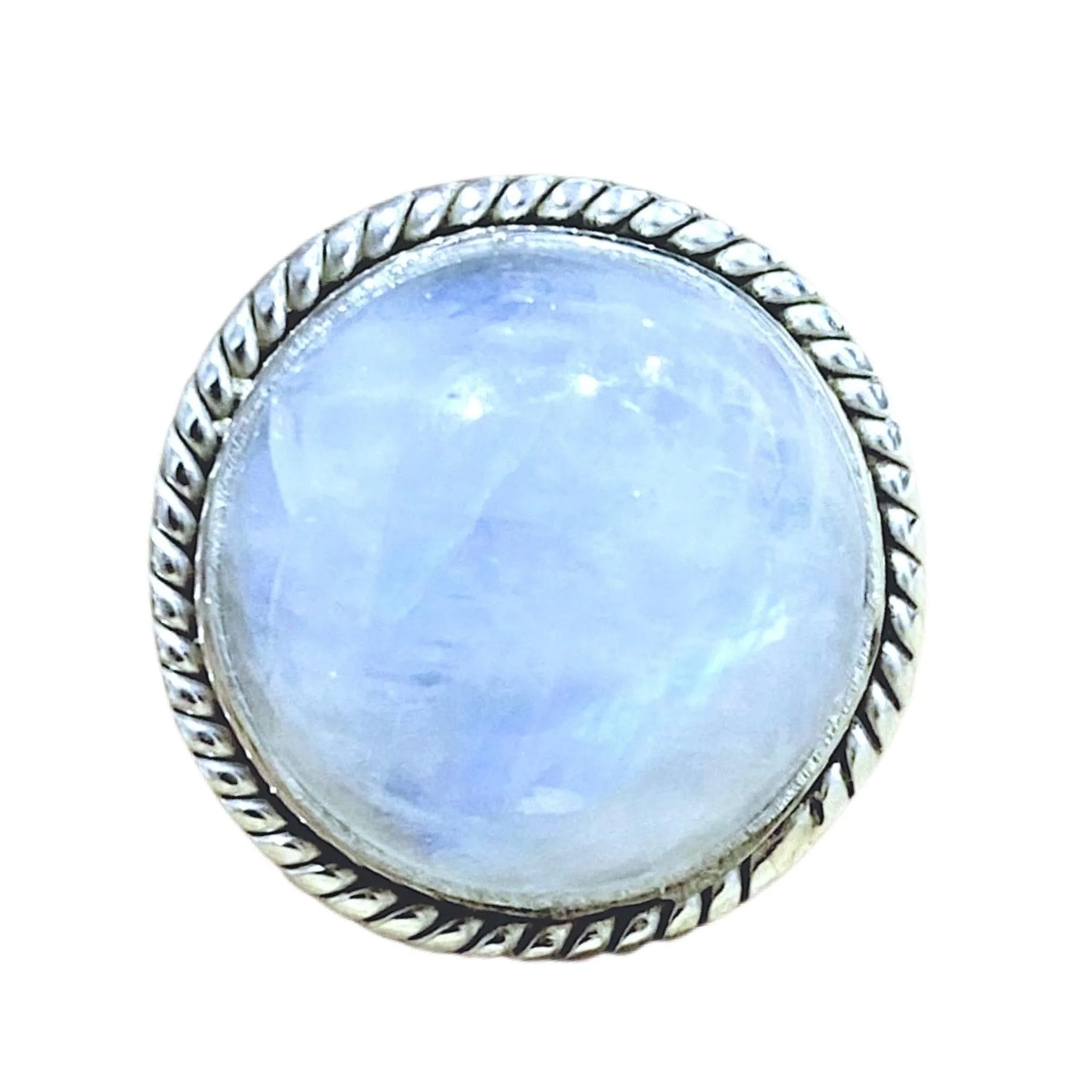 Laihas Large Blue Magic Twisted Moonstone Ring