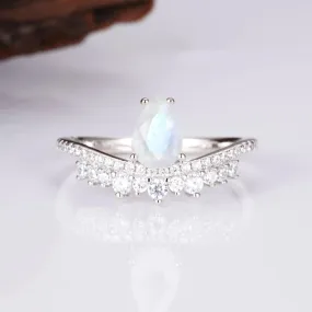 Leah Moonstone Ring