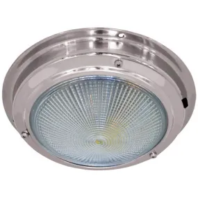 LED Dome Light Stainless Steel Red/White
