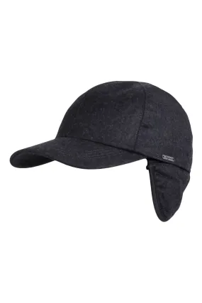 Light Wool Flannel Earth-Wind-Fire System Baseball Classic Cap with Earflaps (Choice of Colors) by Wigens