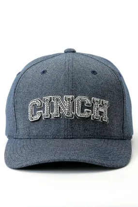 Men's Cinch Heather Navy FlexFit Ballcap