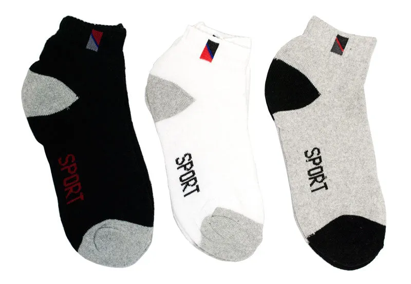 Men's Cotton Casual Ankle Socks