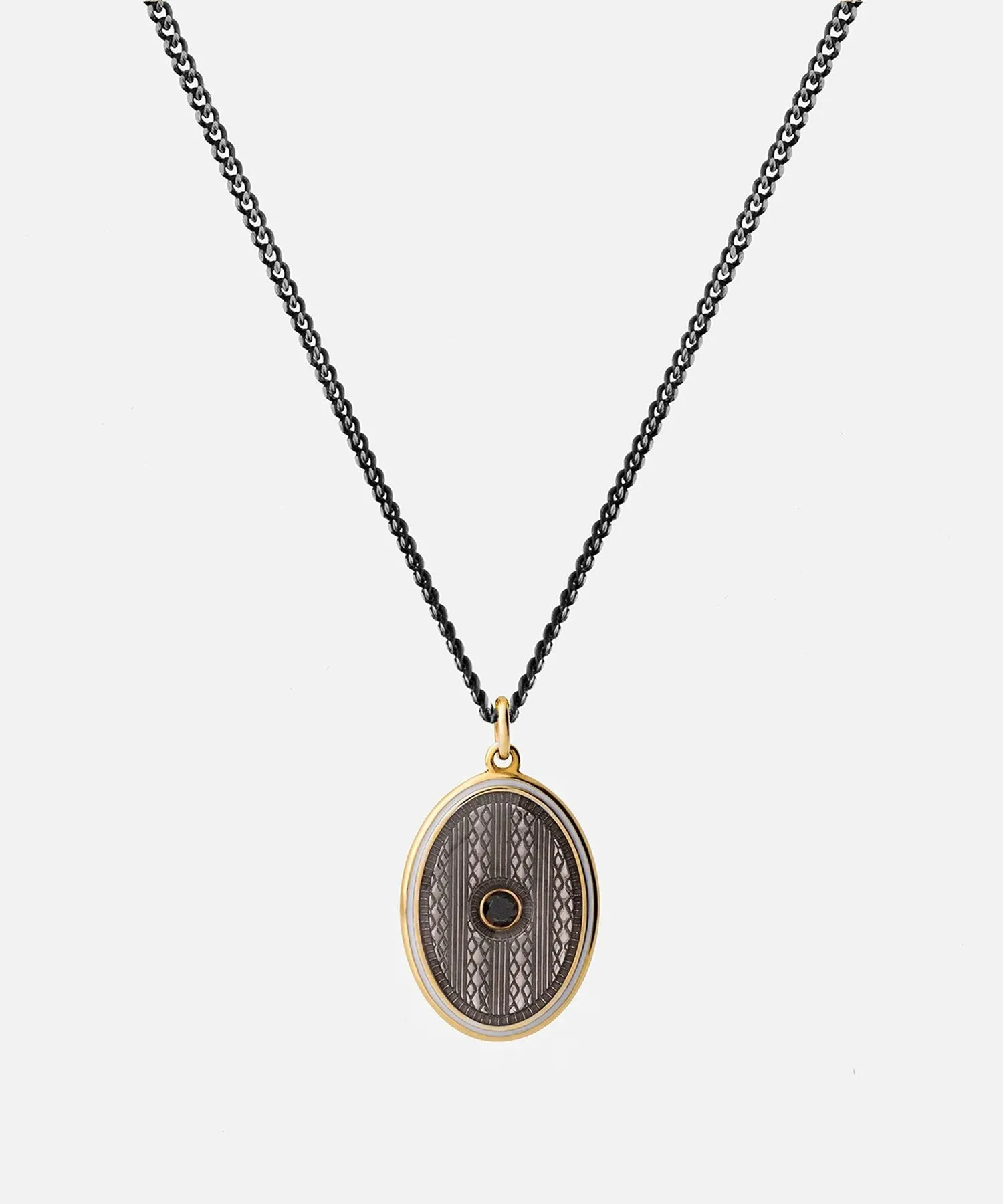 Miansai Argyle Black Diamond Pendant Necklace