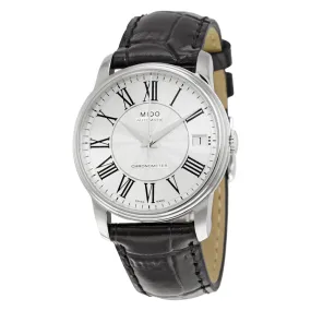 Mido Baroncelli III Automatic Silver Dial Ladies Watch M0102081603320