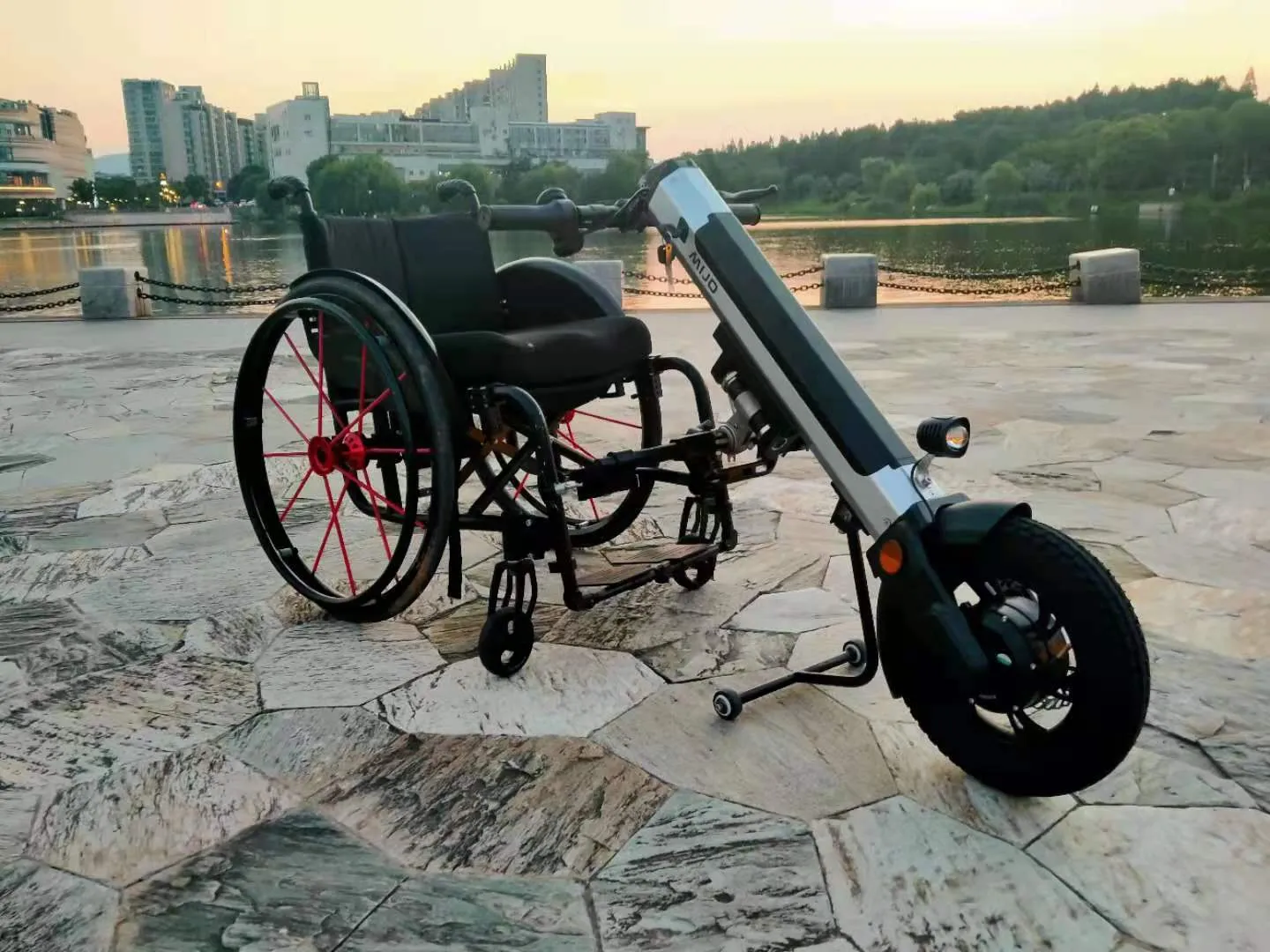 Mijo 12-Inch Electric Handbike Wheelchair Attachment