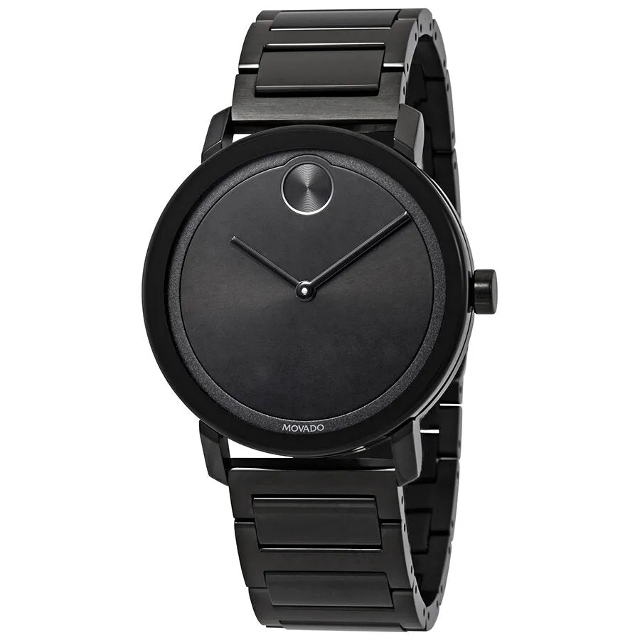 Movado Bold Black Dial Black Ion-plated Men's Watch 3600538