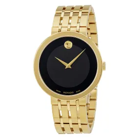 Movado Esperanza Black Dial Men's Watch 0607059
