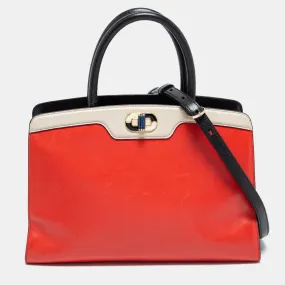 Multicolor Leather Isabella Rossellini Tote