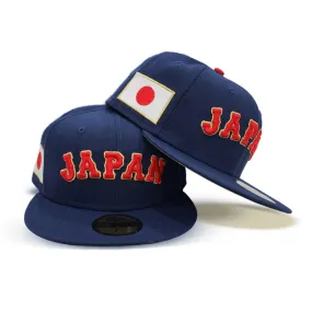 Navy Blue Japan Gray Bottom 2023 World Baseball Classic New Era 59Fifty Fitted