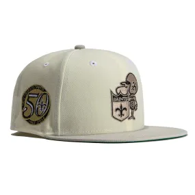 New Era  Chrome New Orleans Saints 50th Anniversary 59FIFTY Fitted Hat